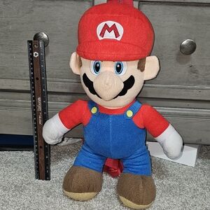 Super Mario Brothers Red Blue Nintendo Plush Backpack